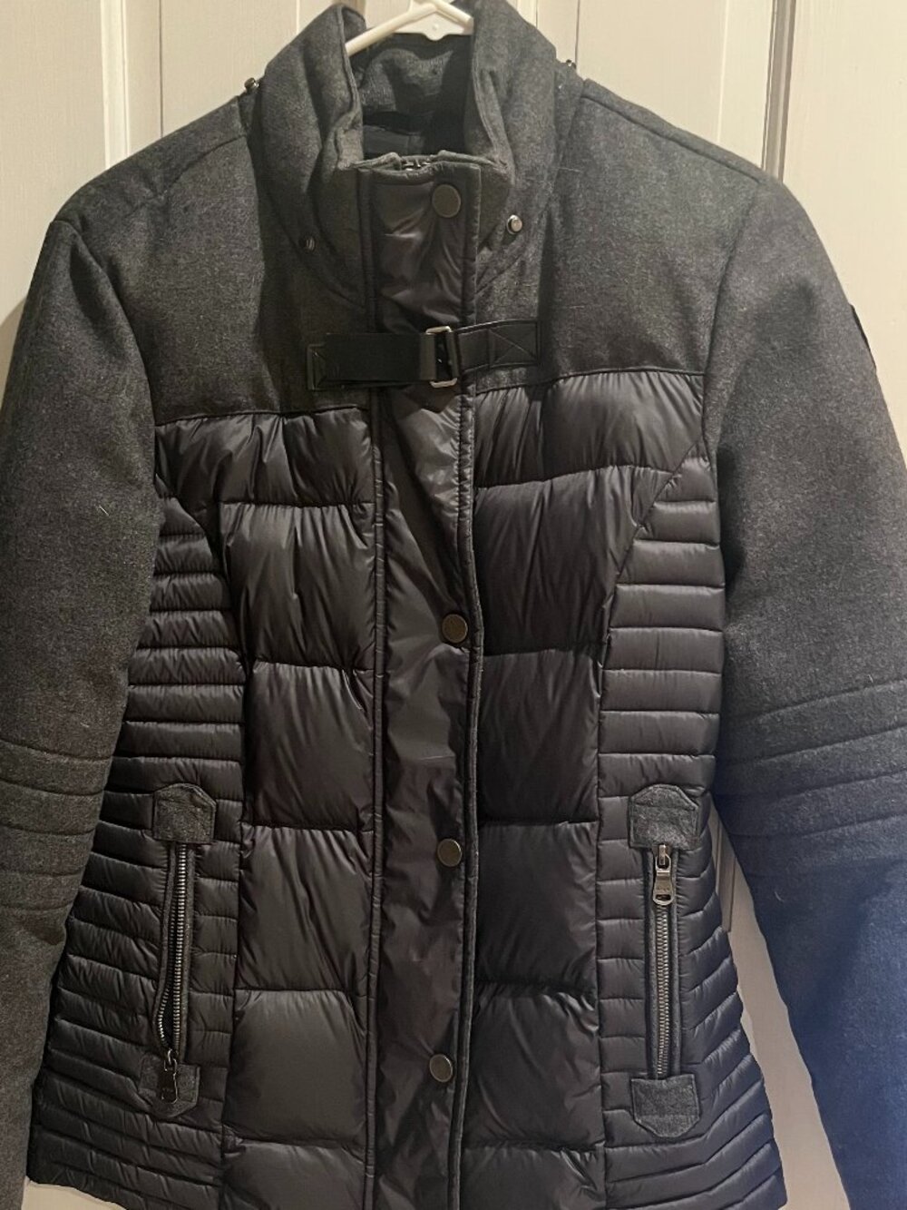Pajar 1963 Wool-blend Flannel and Nylon Winter Jacket with fur hood
